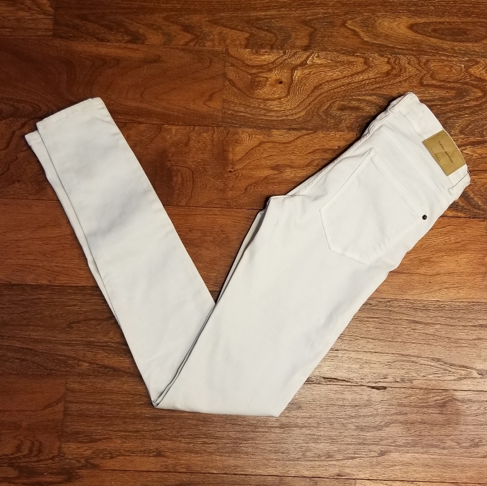 Zara Ivory Skinny Jeans